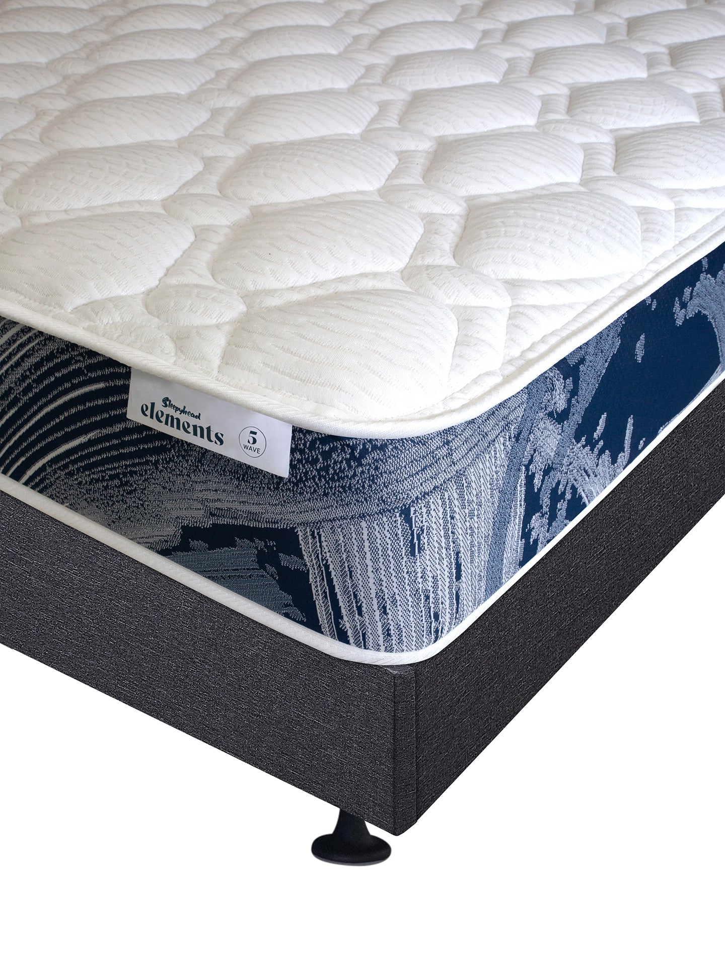 Sleepyhead Elements Wave 5 King Single Bed In A Box Mattress & Kitset Base