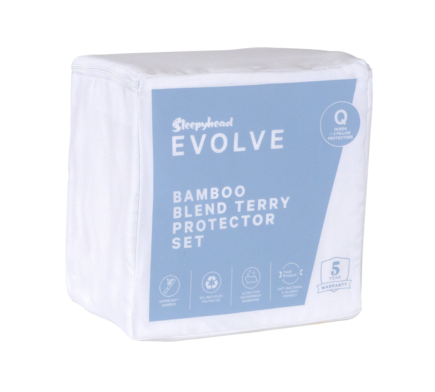 Sleepyhead Evolve Bamboo Blend Terry Protector Set