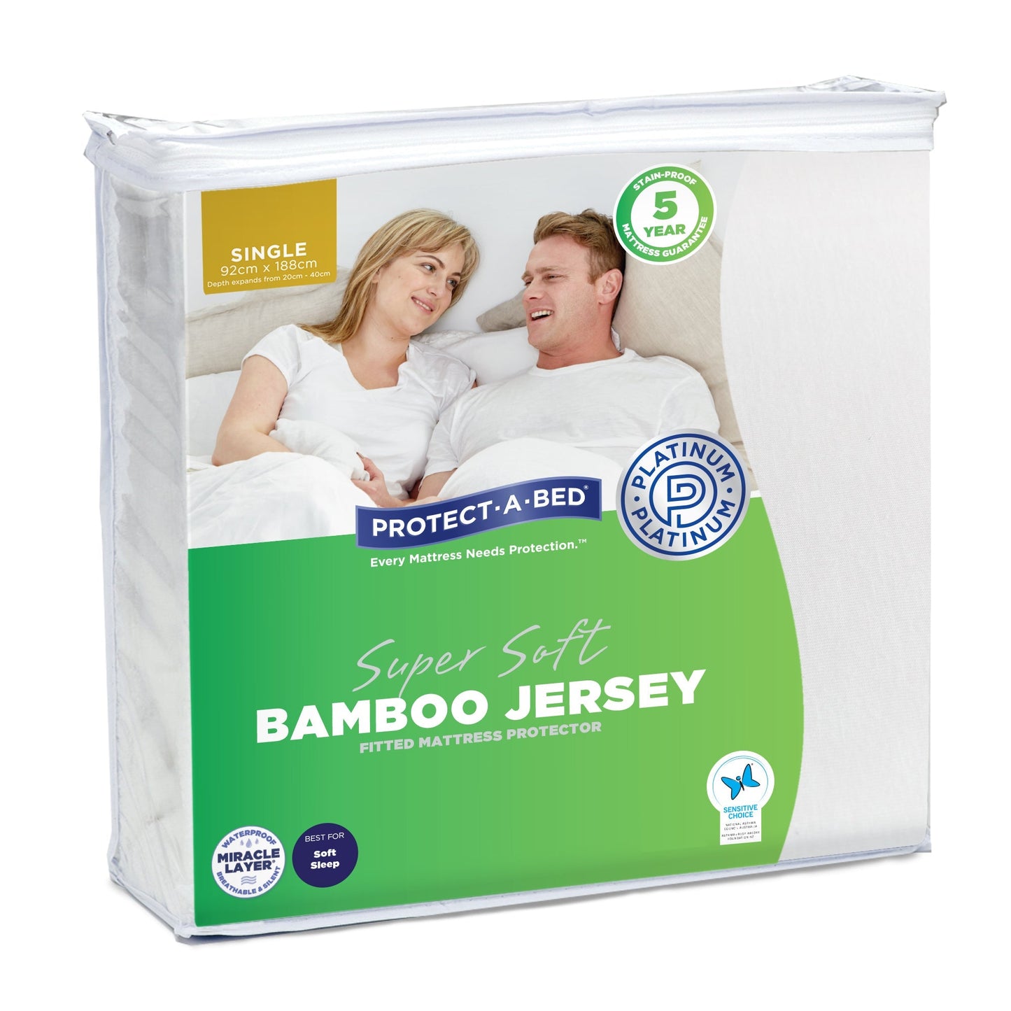 Protect-A-Bed Bamboo Jersey Mattress Protector