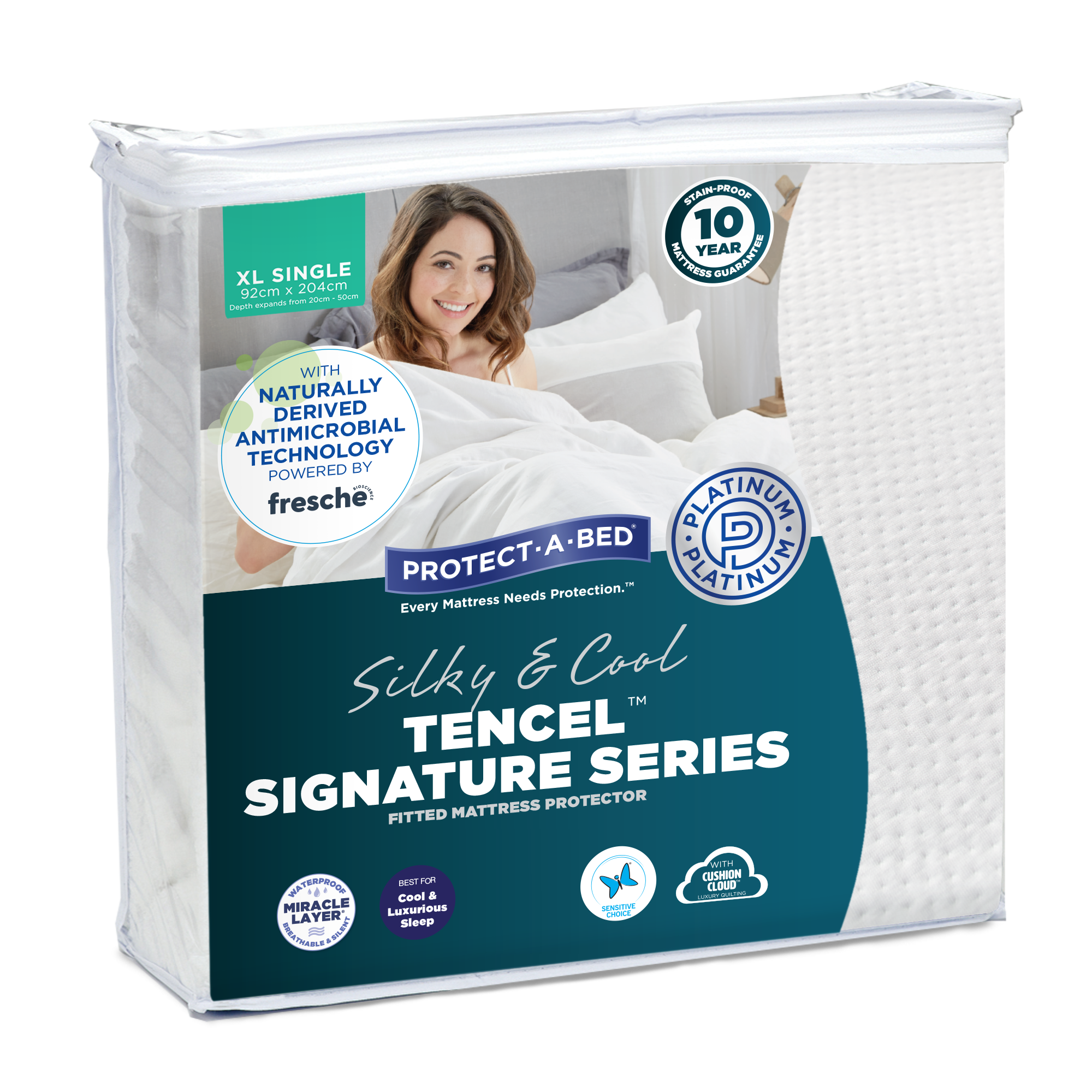 Protect-A-Bed Tencel Signature Series Long Sing... – BedsRus