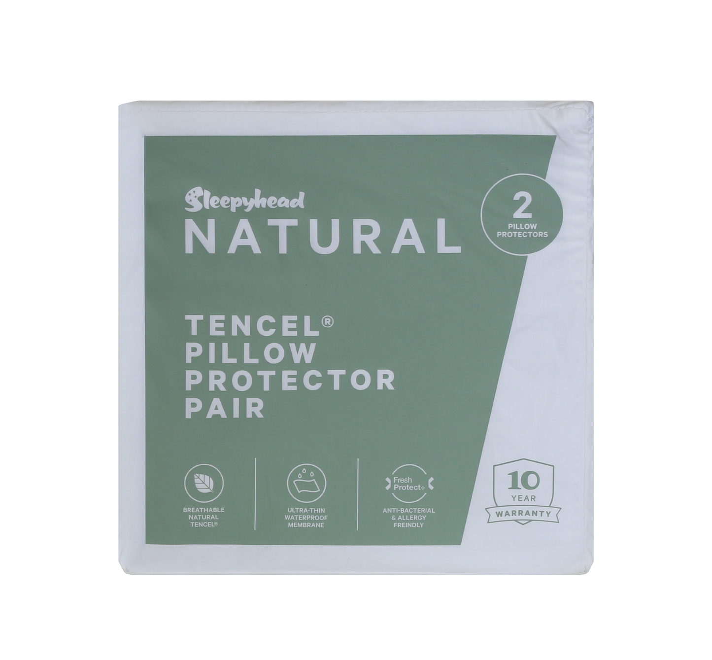 Sleepyhead Natural Tencel Pillow Protector Pair